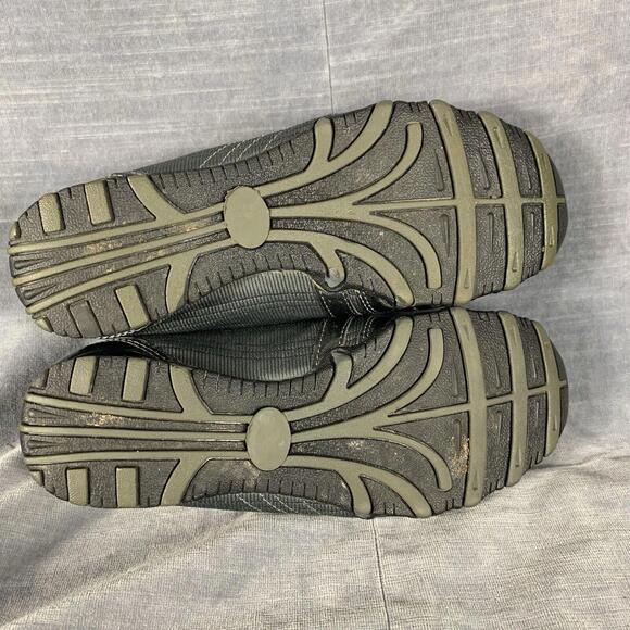 Sportek Womens Size 7 Athletic Slip On Hook & Loop Closure Shoe Gray Black READ - Picture 6 of 15